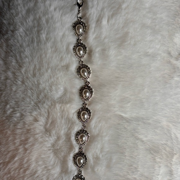 Lot of imitation pearl and diamond jewellery - Picture 6 of 7